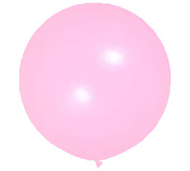 Pastel Macaron Pink Jumbo Round Shape Helium Latex Balloon
